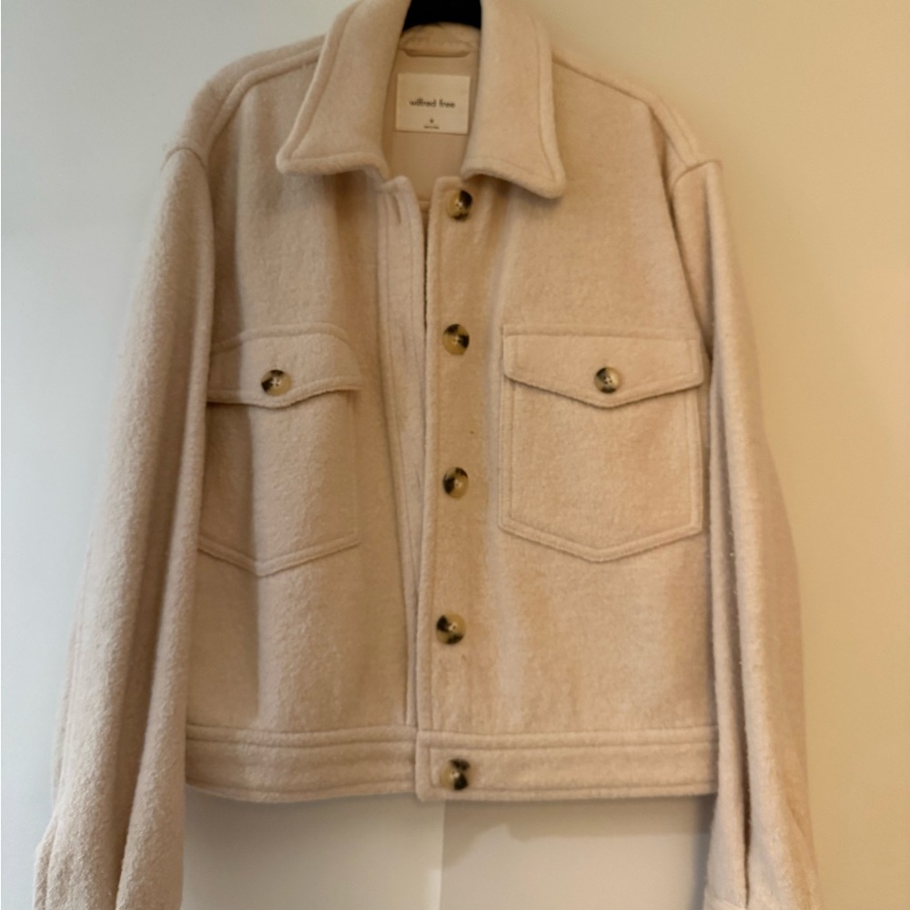 Wilfred Cream Teddy Jacket